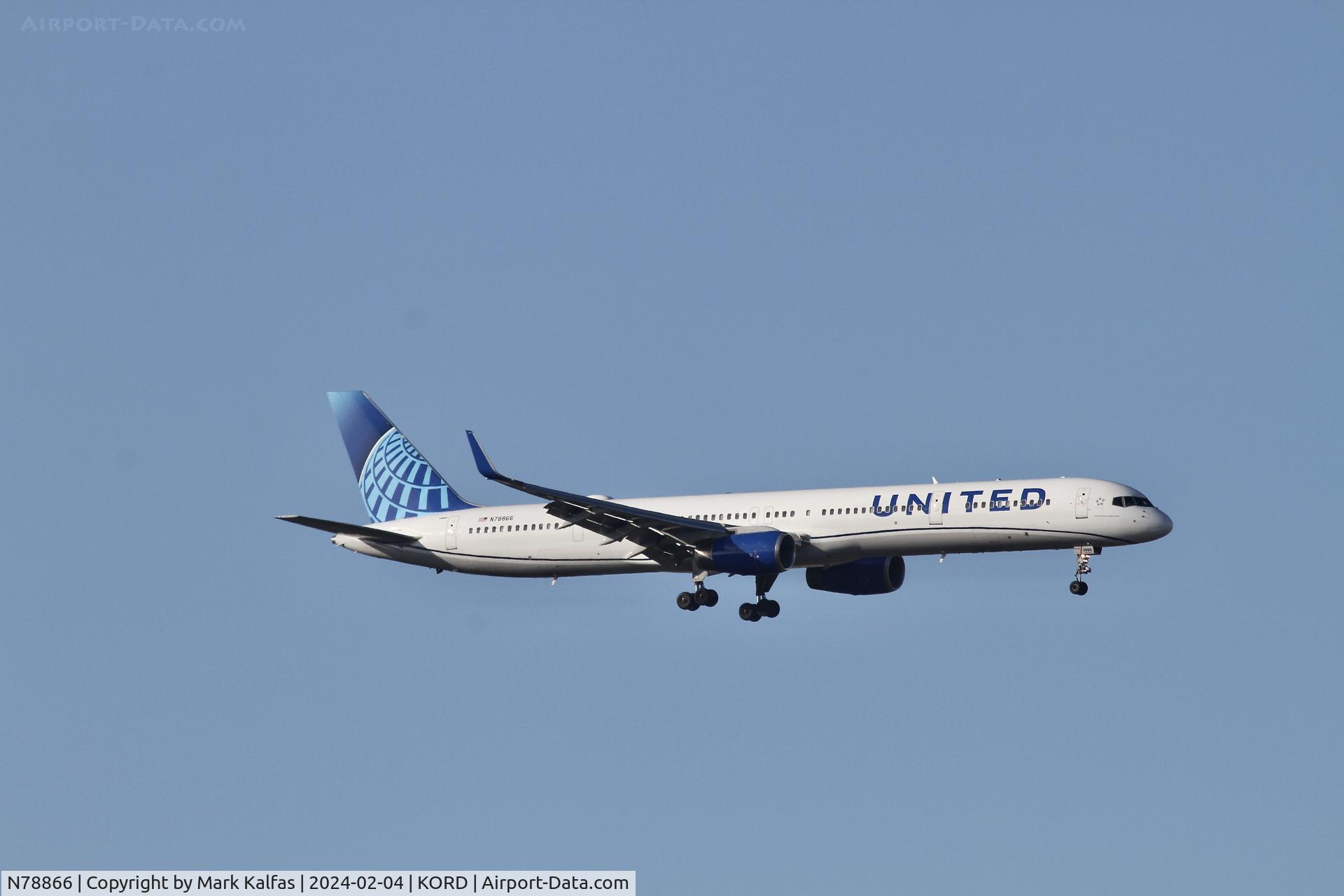 N78866, 2002 Boeing 757-33N C/N 32591, B753 UNITED AIRLINES Boeing 757-33N N78866 UAL1755 FLL-ORD
