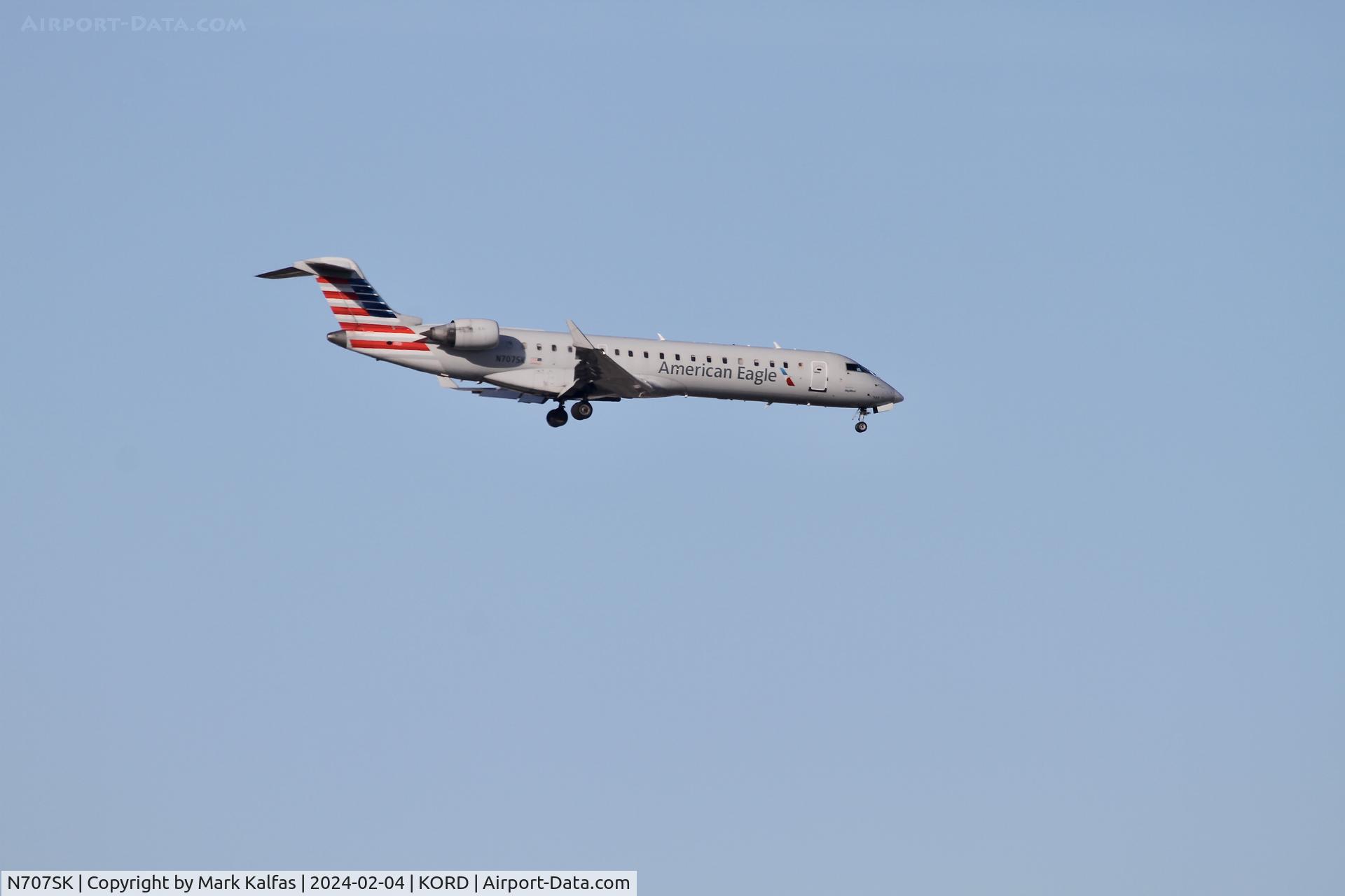 N707SK, 1999 Bombardier CRJ-701ER (CL-600-2C10) Regional Jet C/N 10003, CRJ7 SkyWest/American Eagle BOMBARDIER INC CL-600-2C10N707SK SKW3132 ASE-ORD