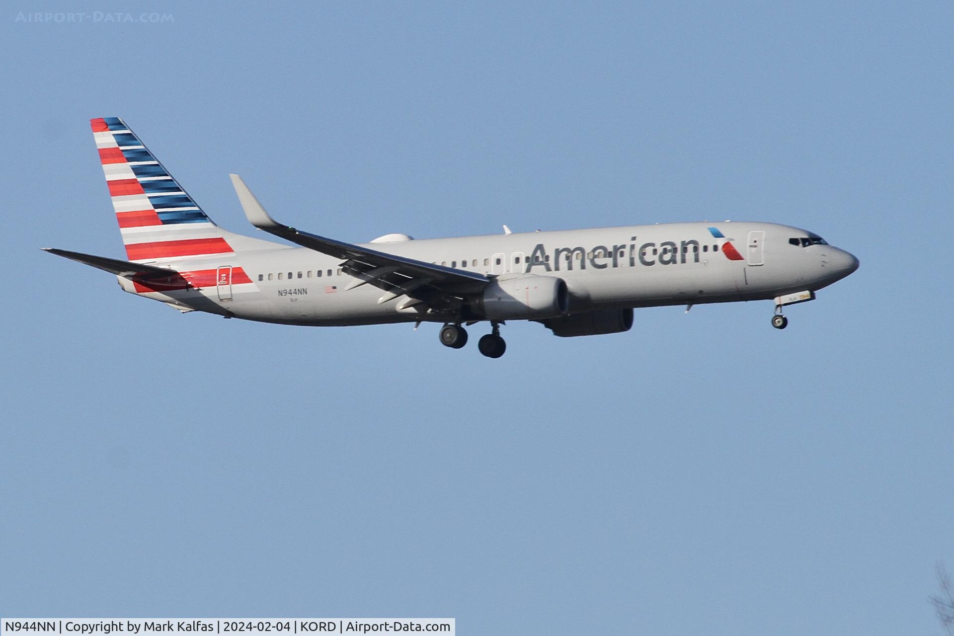 N944NN, 2013 Boeing 737-823 C/N 31185, B738 American Airlines Boeing 737-823 N944NN AAL1598 LAX-ORD