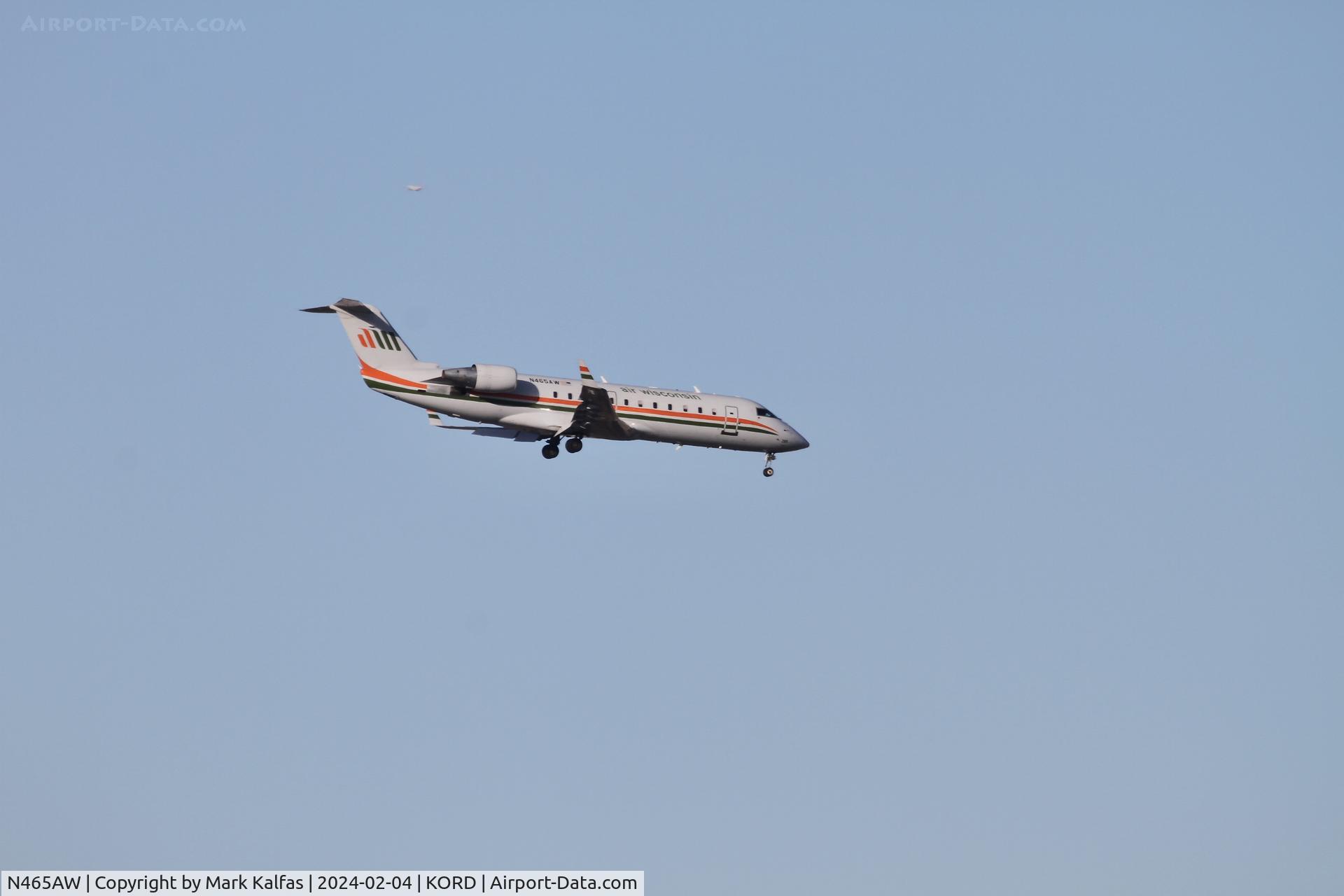 N465AW, 2004 Bombardier CRJ-200LR (CL-600-2B19) C/N 7893, CRJ2 Air Wisconsin/ American Eagle BOMBARDIER INC CL-600-2B19 N465AW AWI6124 DAY-ORD