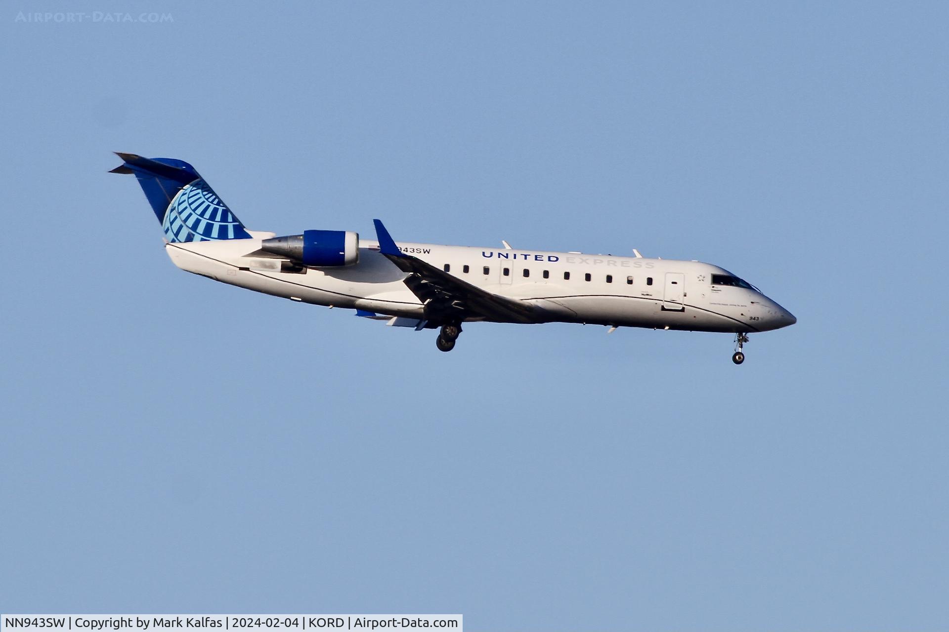 NN943SW, 2003 Bombardier CRJ-200LR (CL-600-2B19) C/N 7762, CRJ2 SkyWest/United Express BOMBARDIER INC CL-600-2B19,  N943SW SKW5064 DEC-ORD