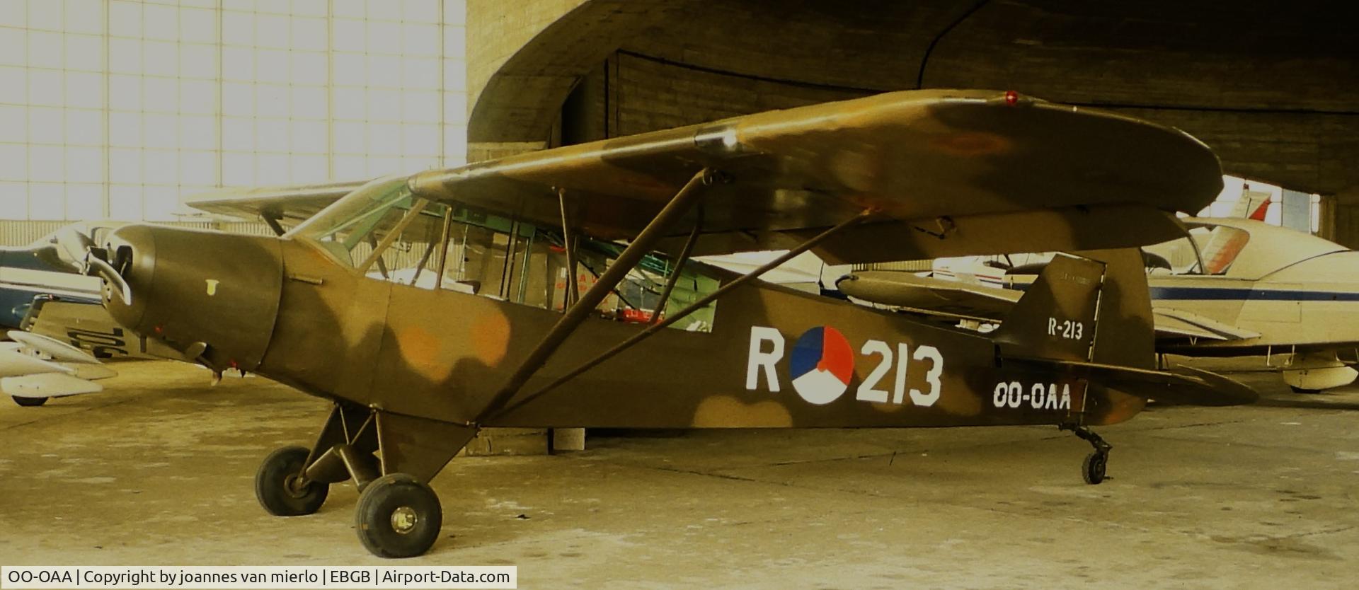 OO-OAA, 1950 Piper L-21A Super Cub (PA-18-125) C/N 18-568, ex-slide