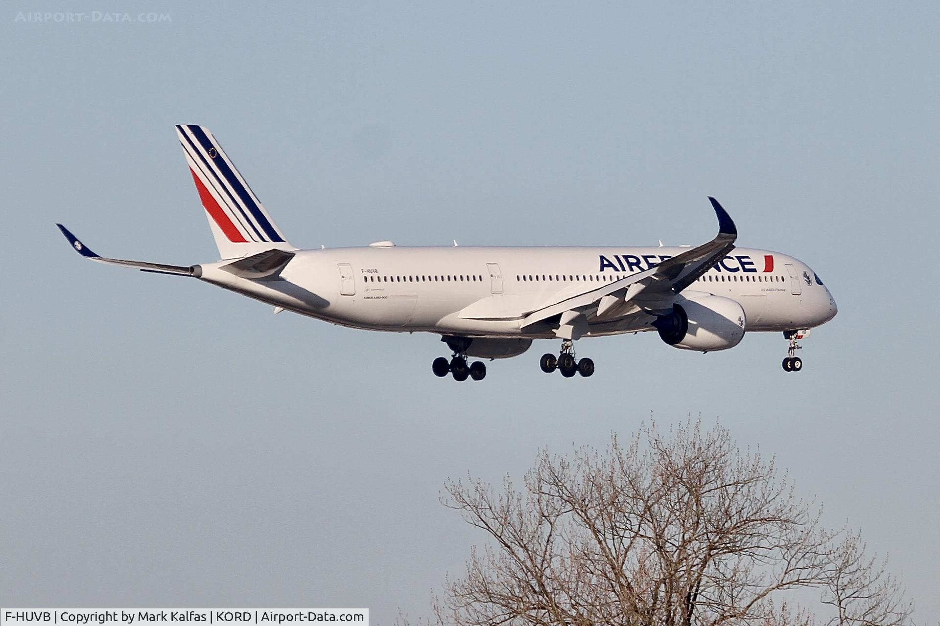 F-HUVB, 2023 Airbus 350-941 C/N 612, A359 Air France Airbus A350-941 F-HUVB AFR136 LFPG-KORD