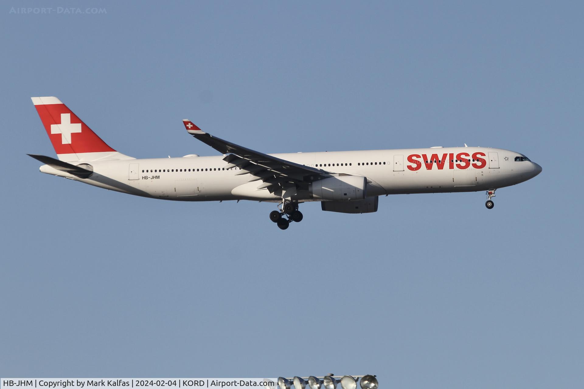 HB-JHM, 2012 Airbus A330-343X C/N 1355, A333 Swiss  Airbus A330-343 HB-JHM SWR8 LSZH-KORD