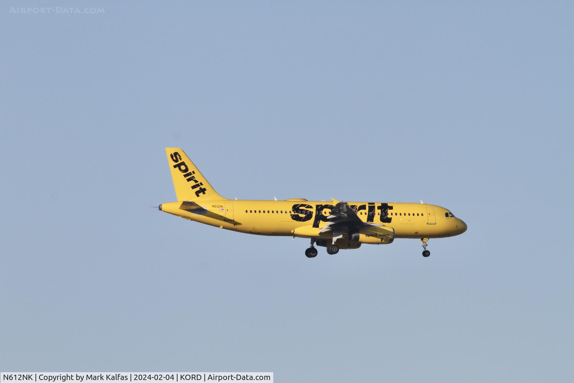 N612NK, 2012 Airbus A320-232 C/N 5029, A320 Spirit Airlines AIRBUS A320-232 N612NK NKS2801 TPA-ORD