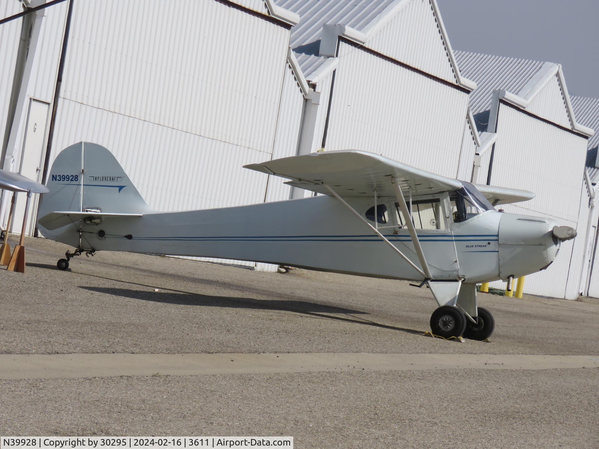 N39928, 1945 Taylorcraft BC12-D C/N 6581, Parked