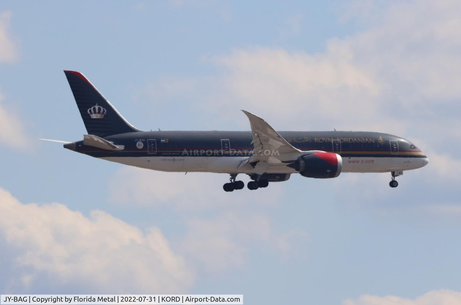 JY-BAG, 2016 Boeing 787-8 Dreamliner Dreamliner C/N 37984, RJA 788 zx AMM-ORD