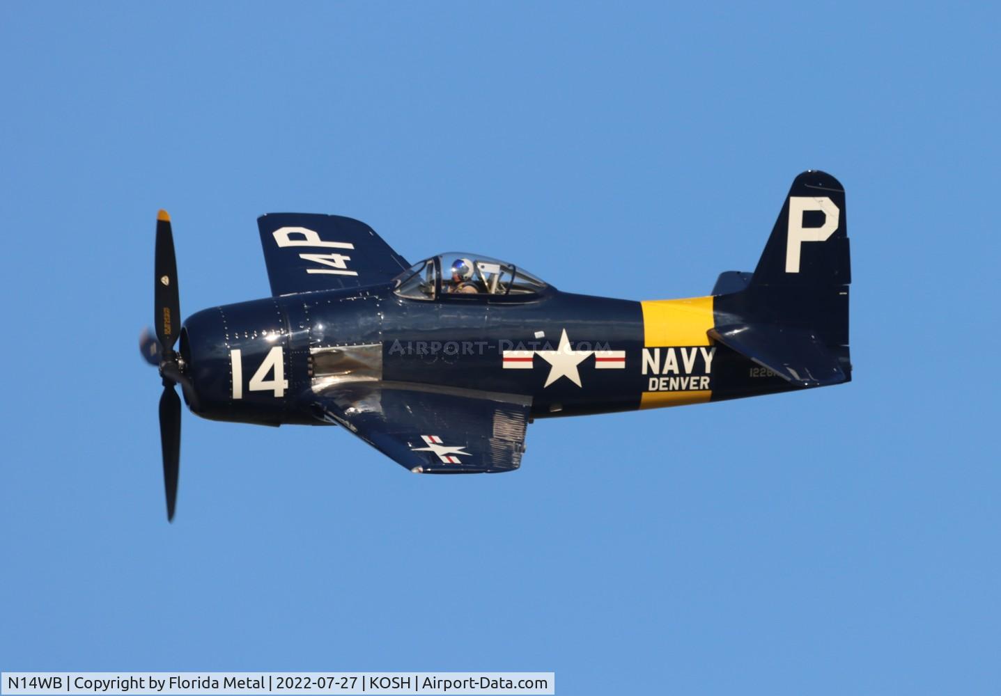 N14WB, Grumman F8F-2 (G58) Bearcat C/N D.1148, F8F zx