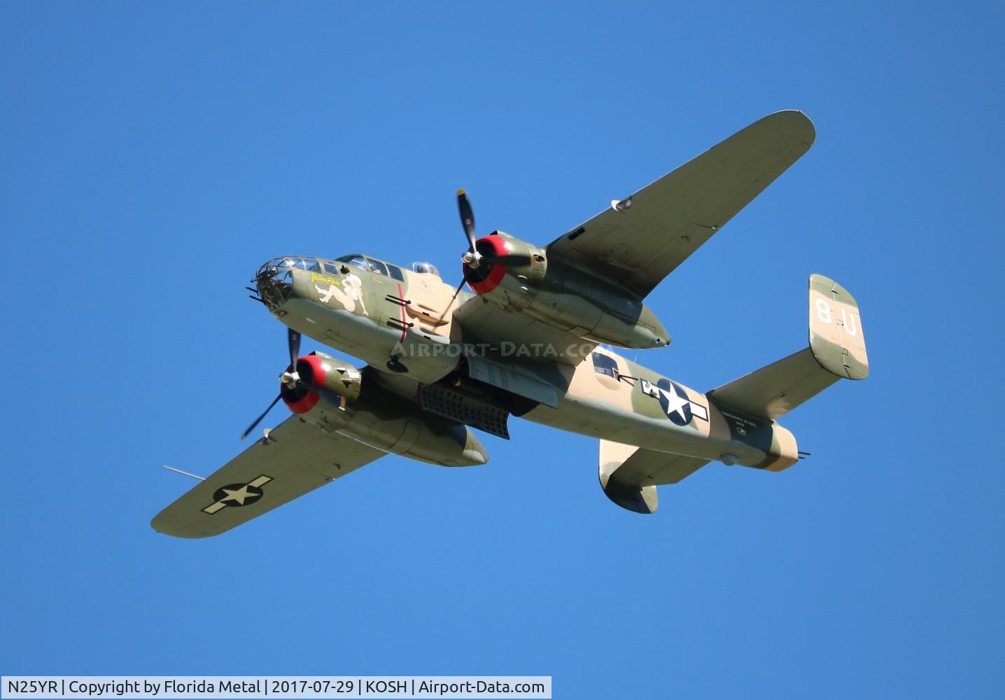N25YR, 1943 North American TB-25N Mitchell C/N 108-34881, OSH 17 zx