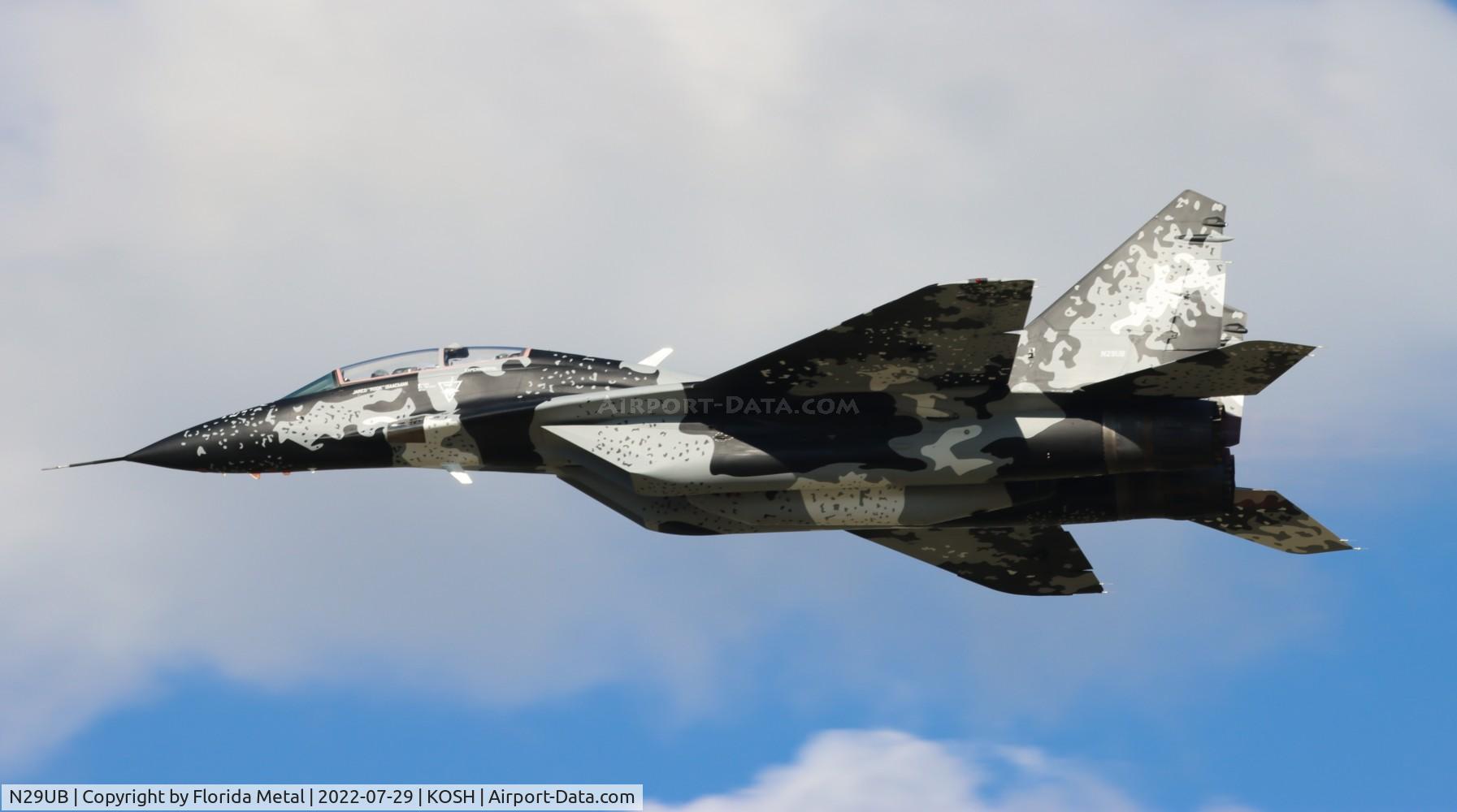 N29UB, 1989 Mikoyan-Gurevich MiG-29UB C/N 50903014896, Mig-29 zx