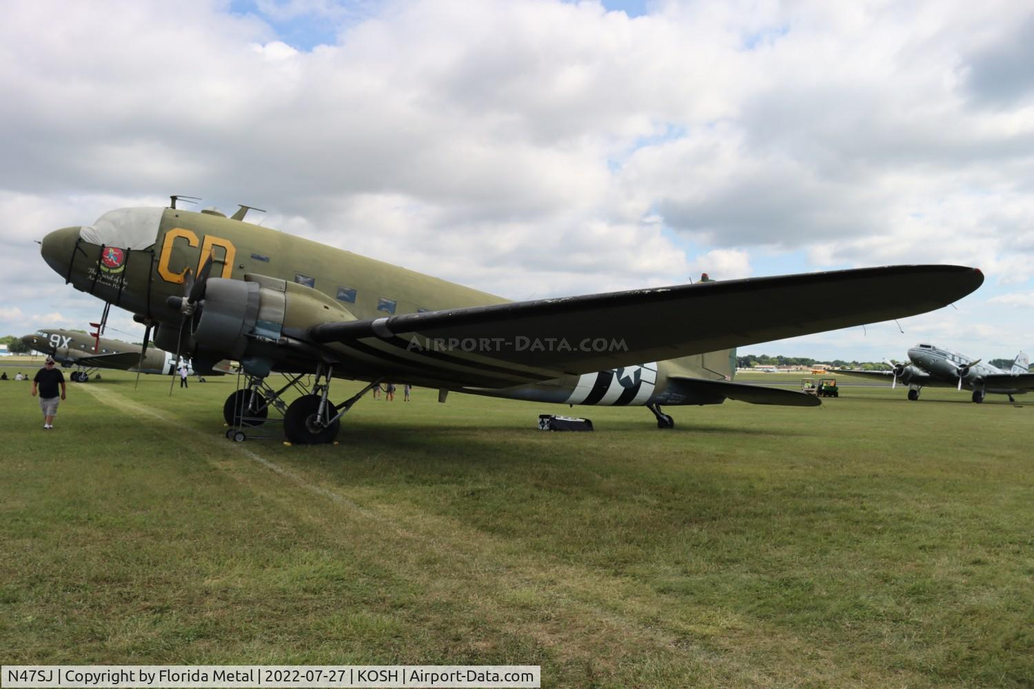 N47SJ, 1943 Douglas DC3C-R (C-47B-5-DK) C/N 14423, C-47 zx