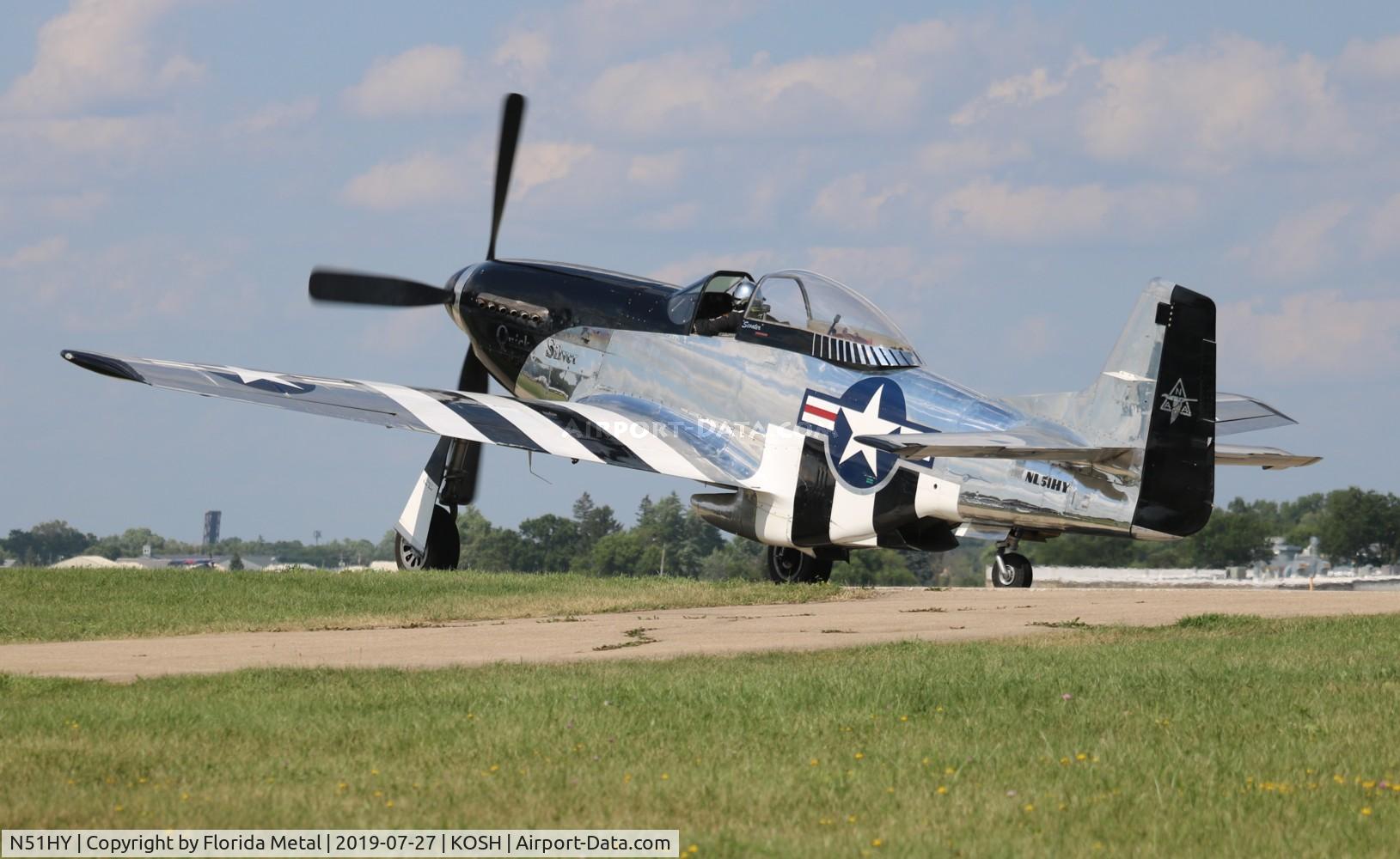 N51HY, 1944 North American P-51D Mustang C/N 124-48192, OSH 19 zx