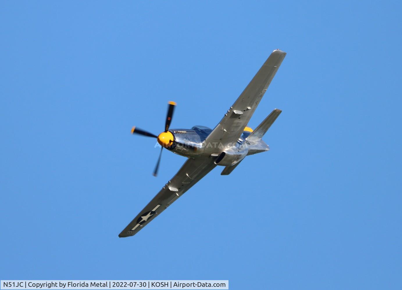 N51JC, 1944 North American P-51D Mustang C/N 122-38798, OSH 22 zx