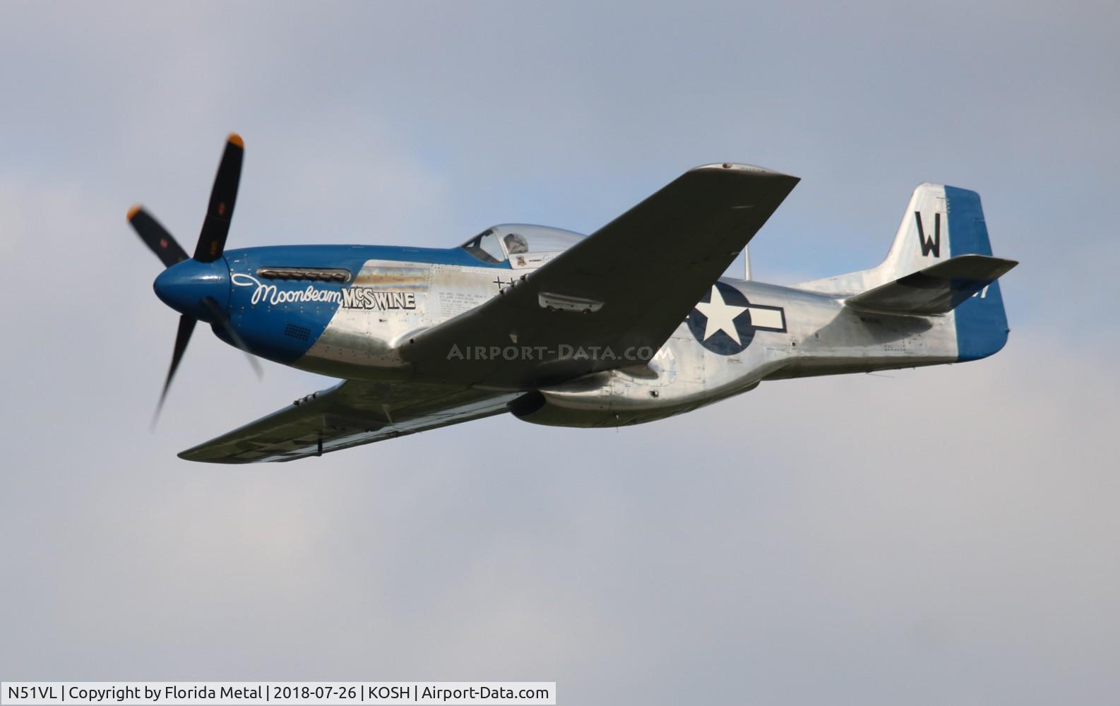 N51VL, 1944 North American F-51D Mustang C/N 122-40196, P-51D Moonbeam McSwine zx
