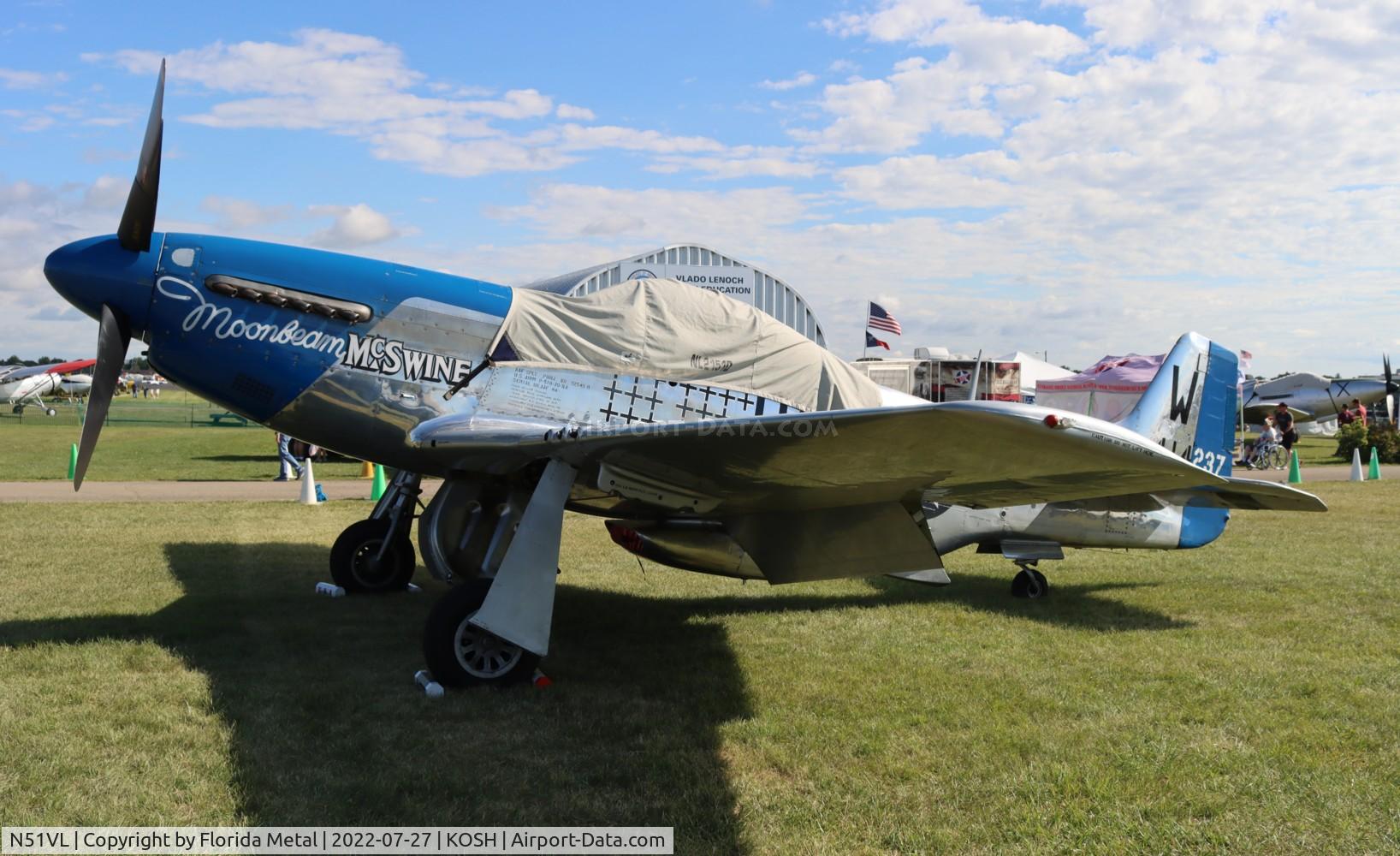 N51VL, 1944 North American F-51D Mustang C/N 122-40196, P-51D Moonbeam McSwine zx