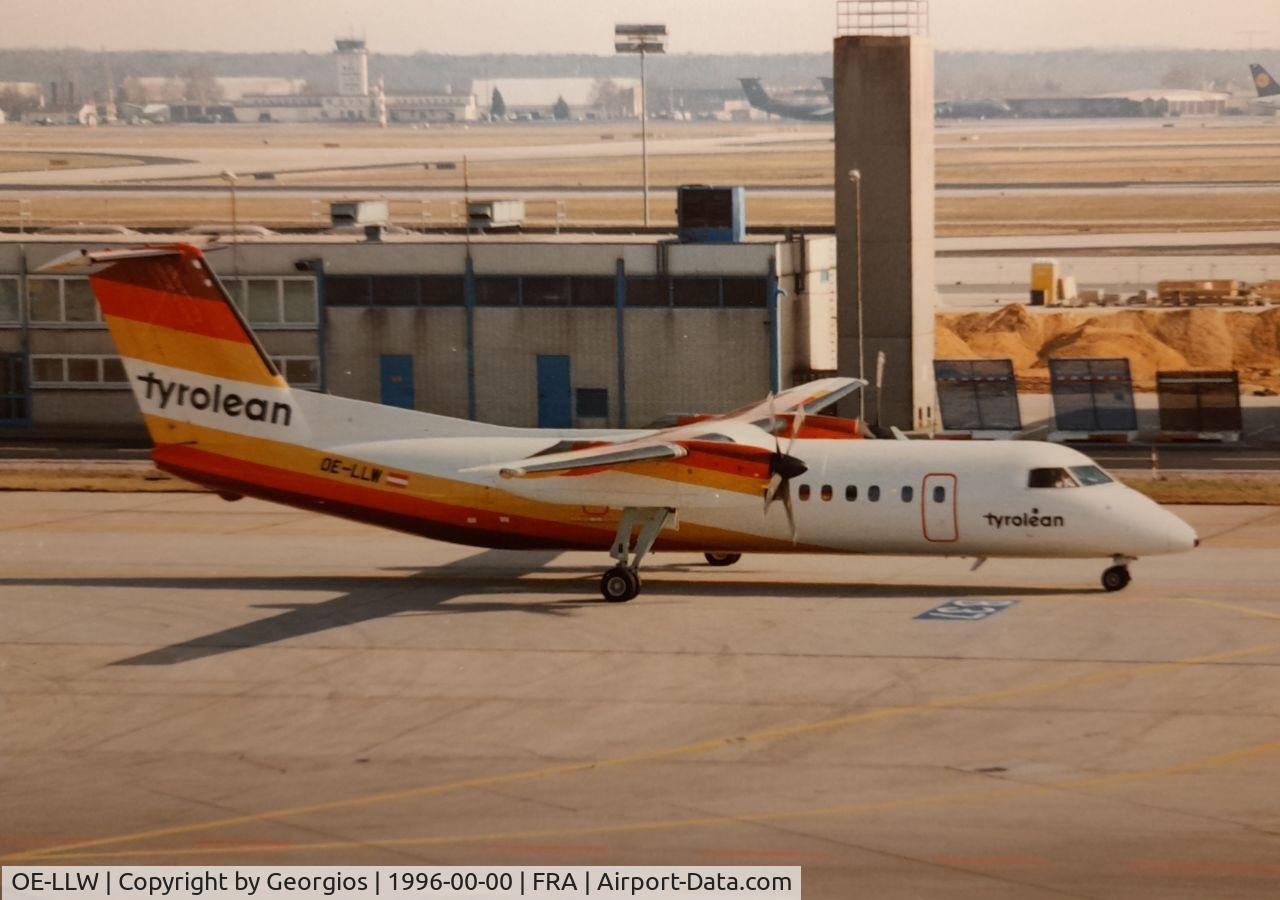 OE-LLW, 1991 De Havilland Canada DHC-8-314 Dash 8 C/N 309, FRA Airport