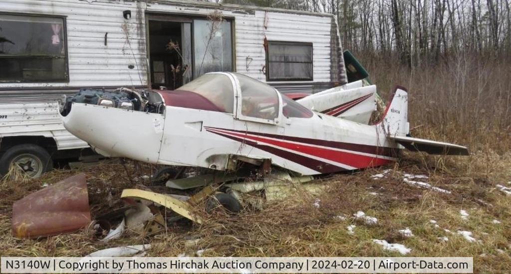 N3140W, 1982 Piel Emeraude C/N EM-1393, This plane is currently up for auction located in Salisbury, VT. Can be found on Proxibid.com (2/20/24)