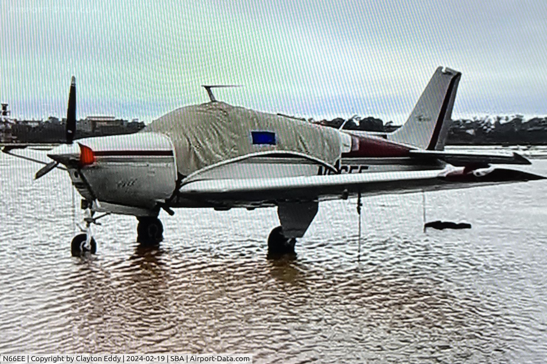 N66EE, 1967 Beech E33 Bonanza C/N CD-1132, Not my pic. Santa Barbara in California 2024.