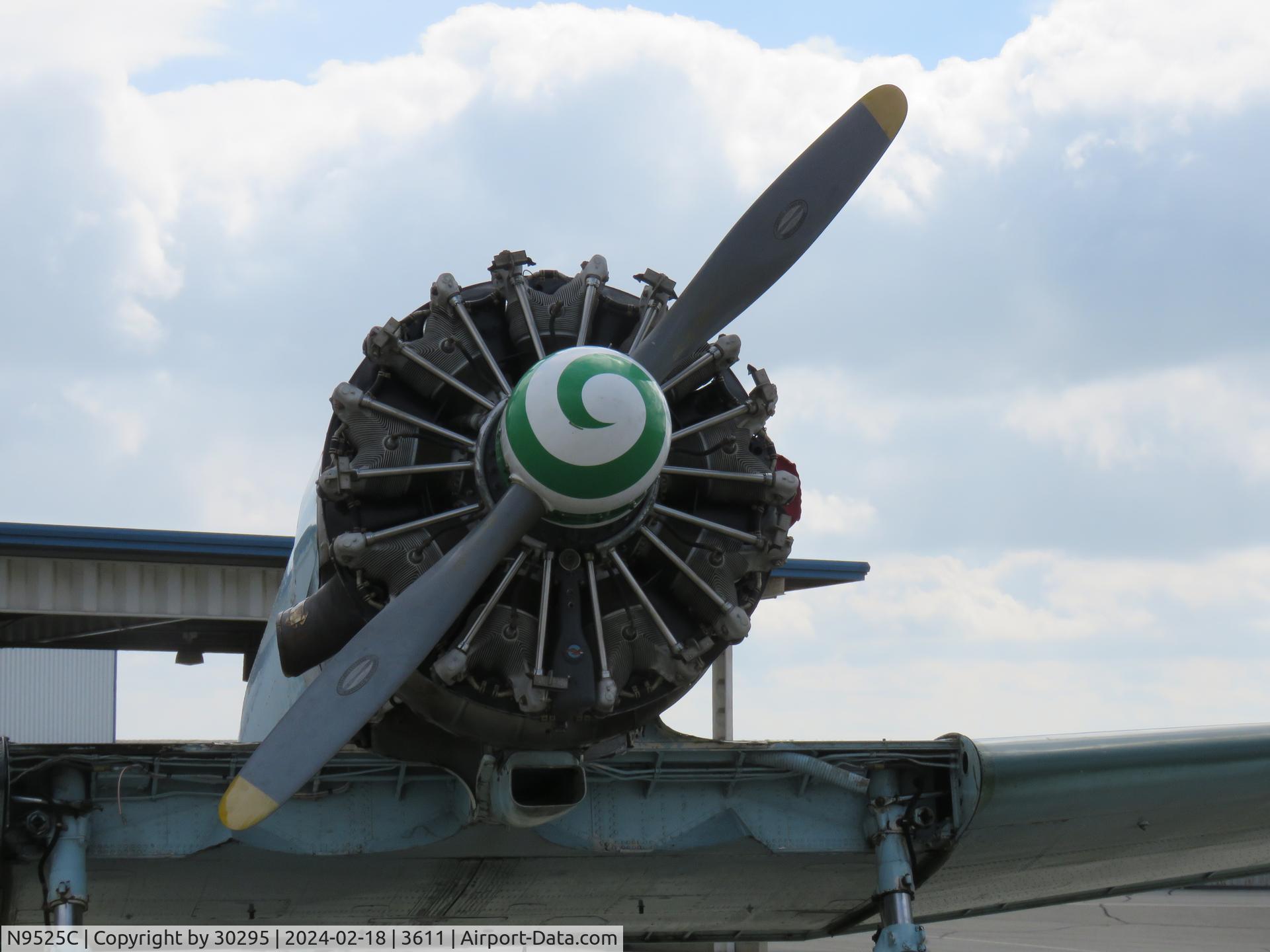 N9525C, North American AT-6C Texan C/N 88-12407, Wright R-1340-AN-1