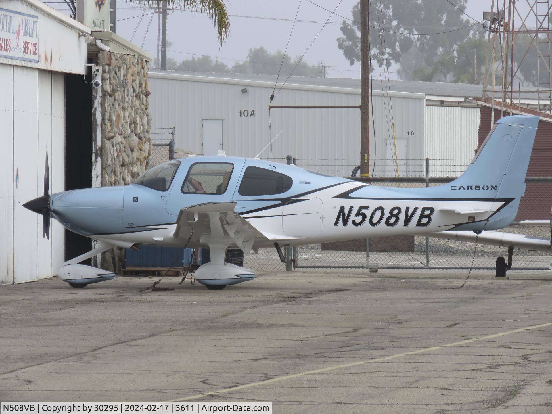 N508VB, 2023 Cirrus SR22T C/N 9576, Parked