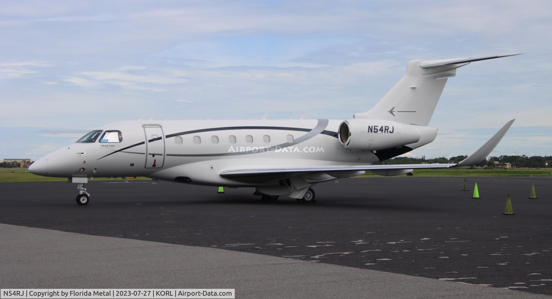 N54RJ, 2020 Embraer EMB-550 (Praetor 600) C/N 55020126, Praetor 600 zx