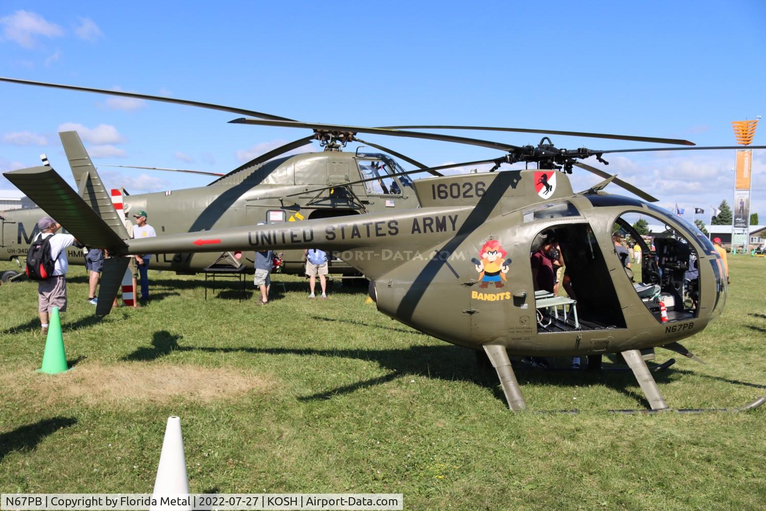 N67PB, 1968 Hughes OH-6A Cayuse C/N 480411, OH-6 zx