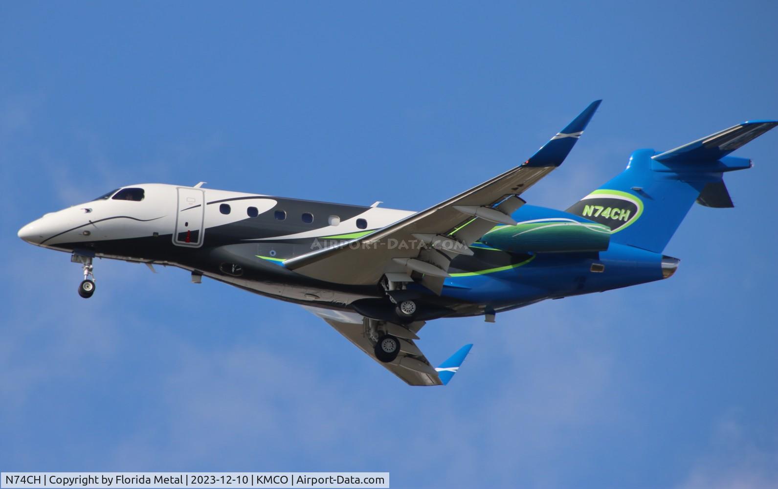 N74CH, 2019 Embraer EMB-550 (Praetor 600) C/N 55020103, Praetor 600 zx FLL-MCO