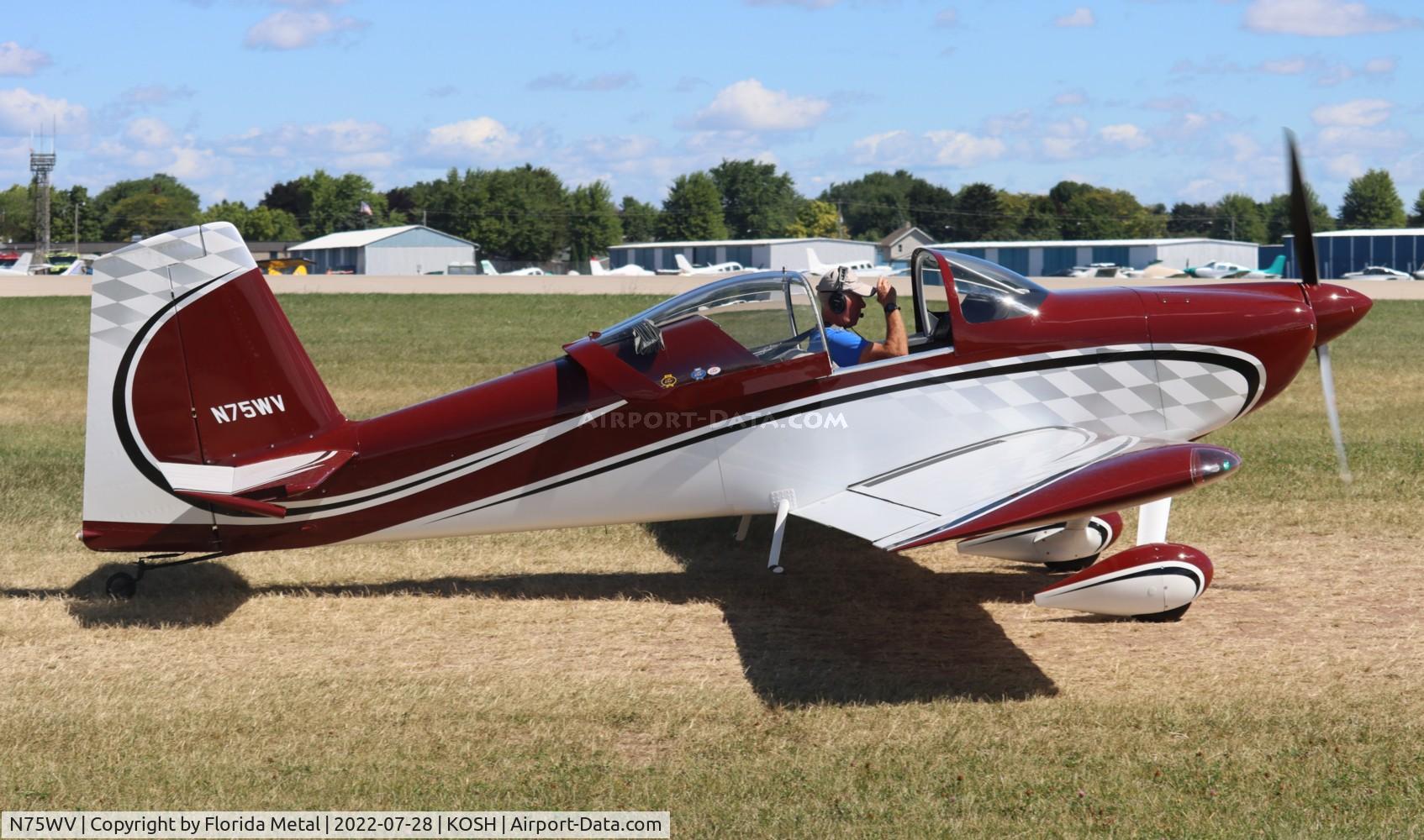 N75WV, 2012 Vans RV-7 C/N 72343, RV-7 zx