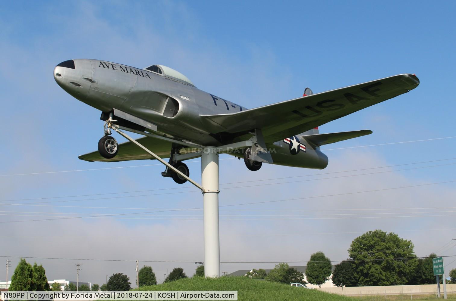 N80PP, Lockheed F-80-C-10 C/N 48-868, F-80 zx