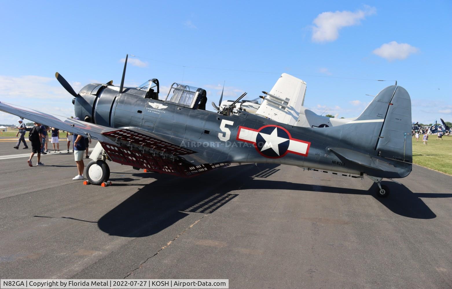 N82GA, Douglas SBD-5 Dauntless C/N 54532, SBD zx