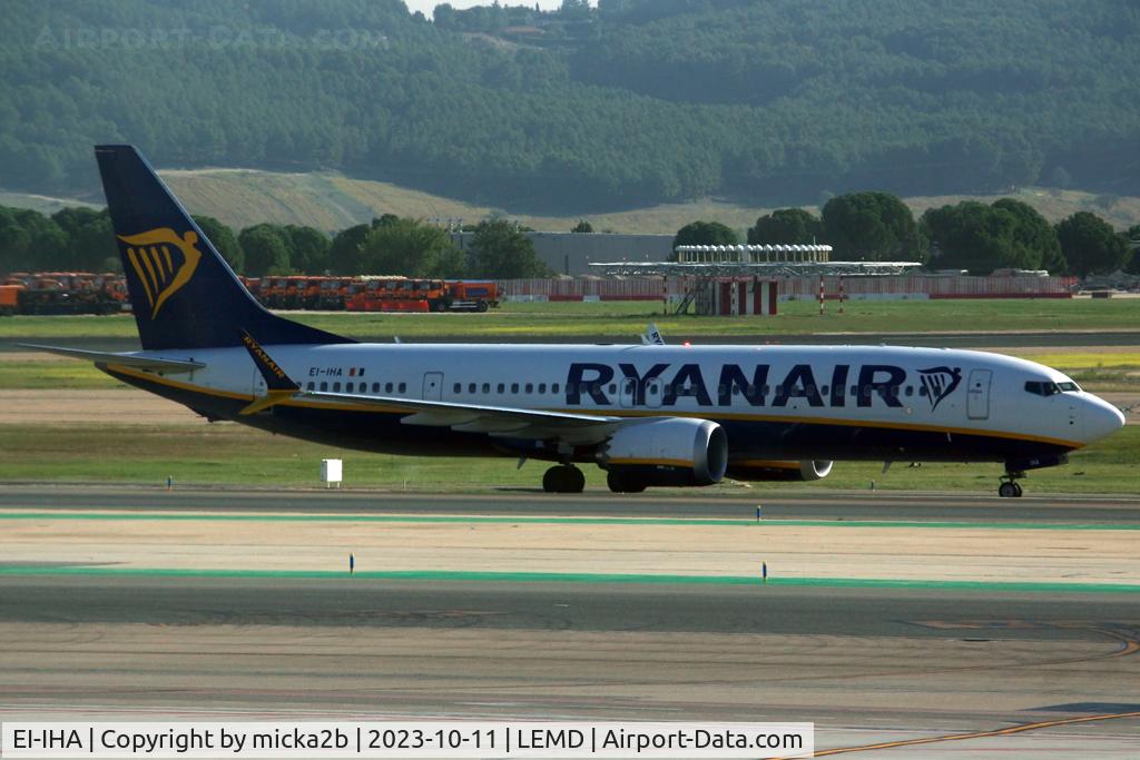 EI-IHA, 2023 Boeing 737-8-200 MAX C/N 67081, Taxiing