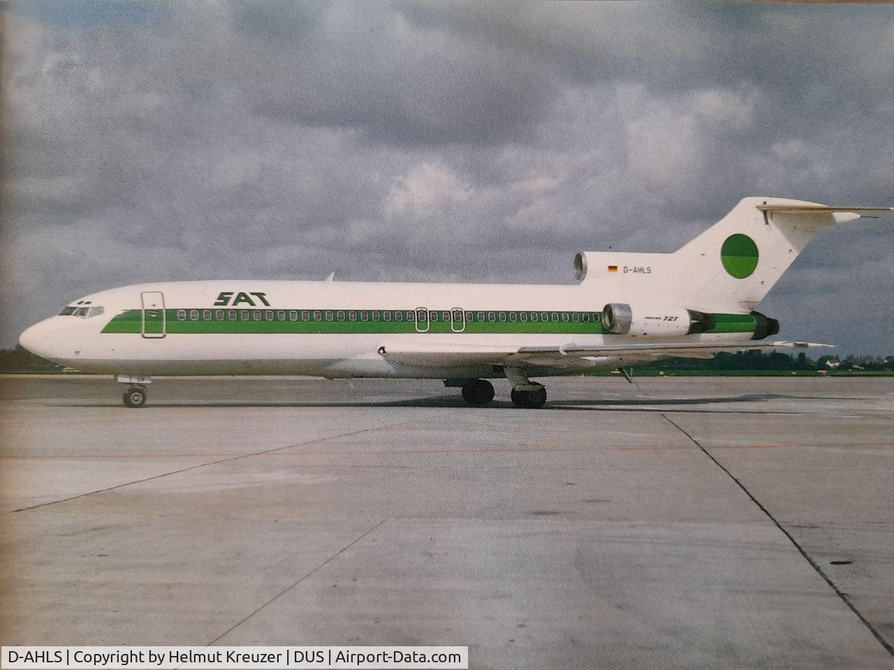 D-AHLS, 1966 Boeing 727-89 C/N 19139, Düsseldorf Airport