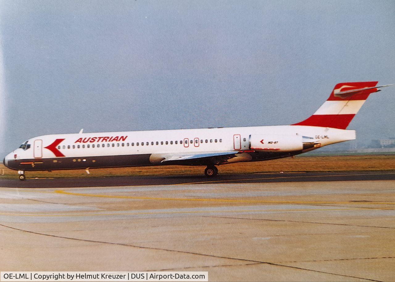 OE-LML, 1987 McDonnell Douglas DC-9-87 C/N 49412, Düsseldorf Airport