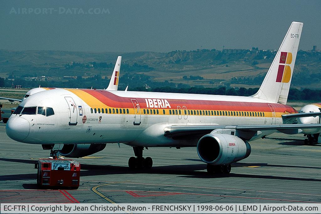 EC-FTR, 1993 Boeing 757-256 C/N 26239, Sierra de Guadarrama	Iberia