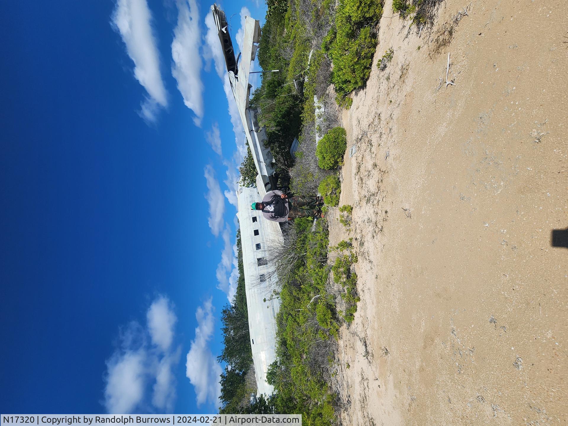N17320, 1937 Douglas DC-3-G202A C/N 1966, In the Bushes in Great Inagua Bahamas