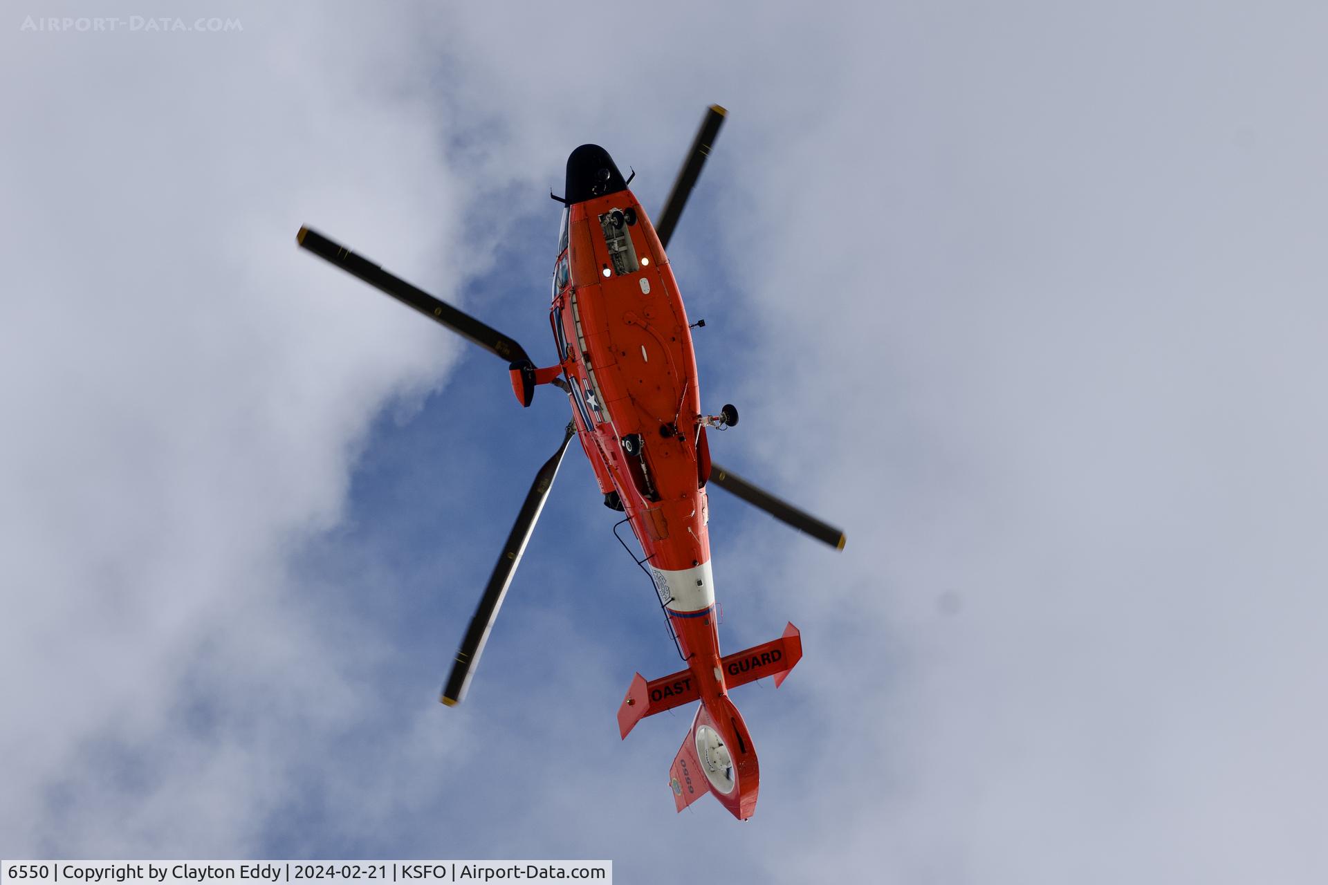 6550, Aerospatiale MH-65C Dolphin C/N 6226, SFO 2024.