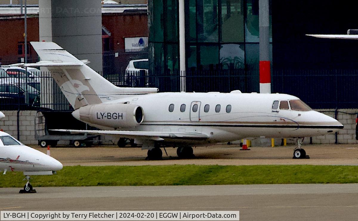 LY-BGH, 2009 Hawker Beechcraft 750 C/N HB-65, At Luton Airport