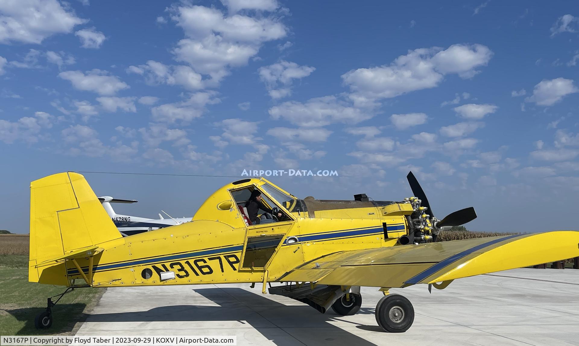 N3167P, 1984 Air Tractor Inc AT-301 C/N 301-0553, Fly Iowa 2023 Knoxville Iowa