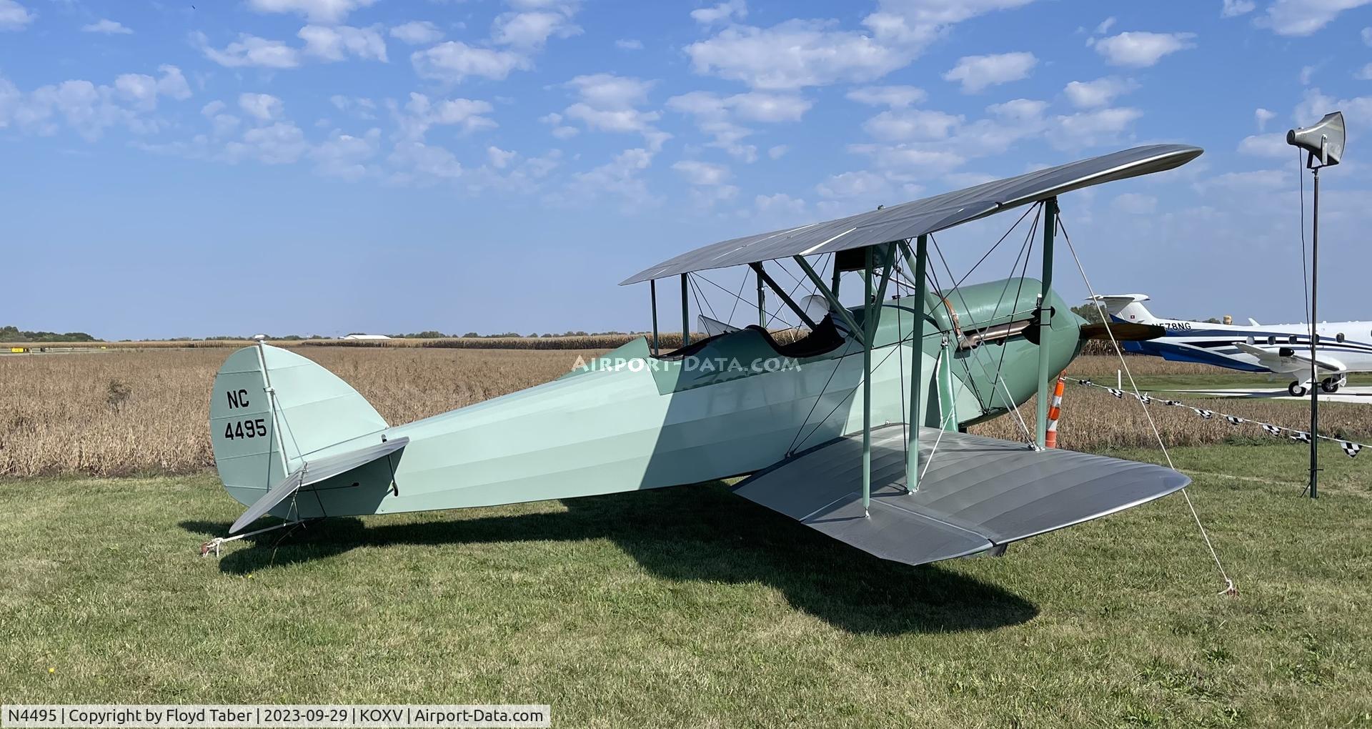 N4495, 1928 Waco 10 C/N 1322, Fly Iowa 2023 Knoxville Iowa