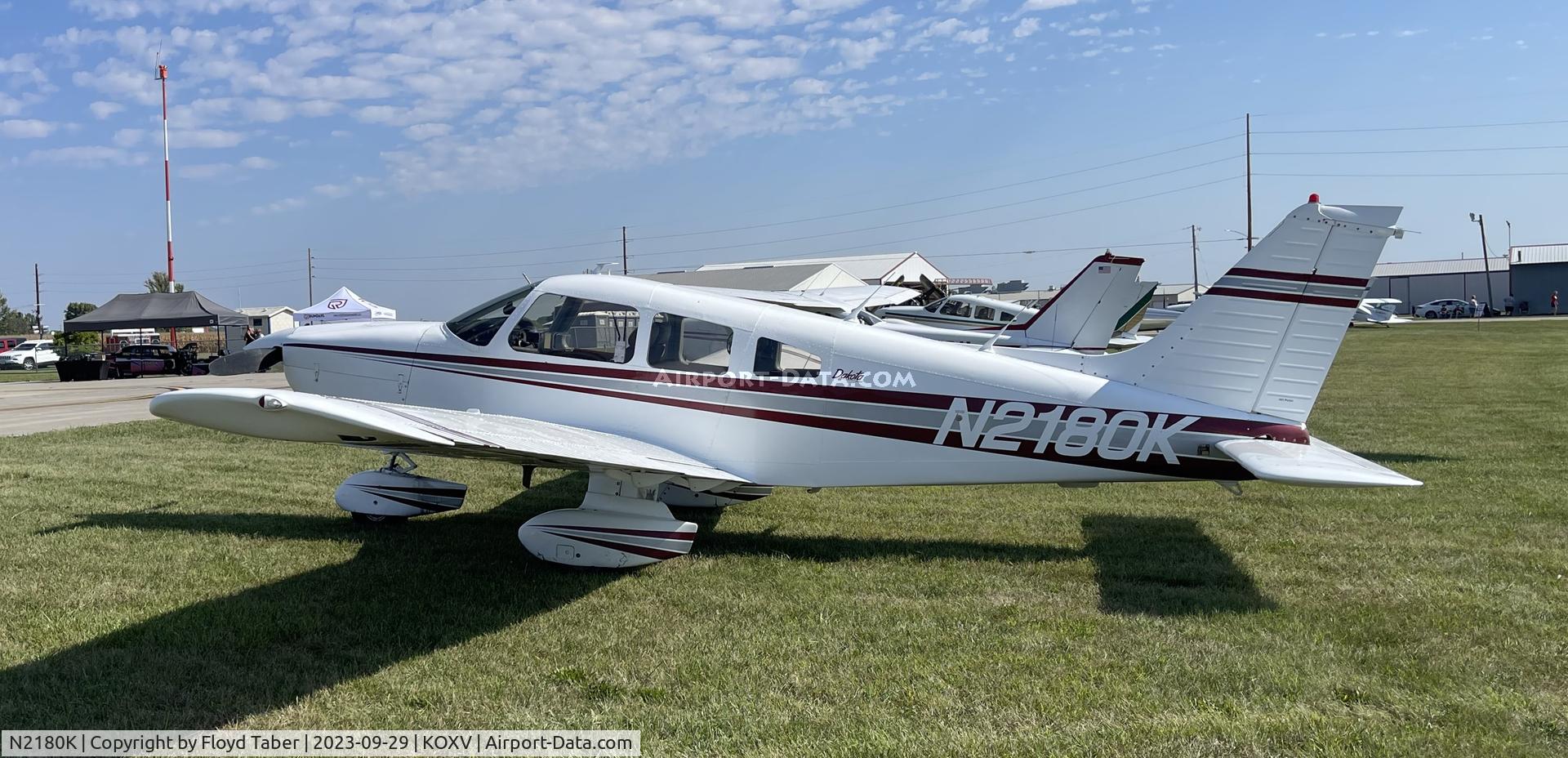 N2180K, 1978 Piper PA-28-236 Dakota C/N 28-7911082, Fly Iowa 2023 Knoxville Iowa