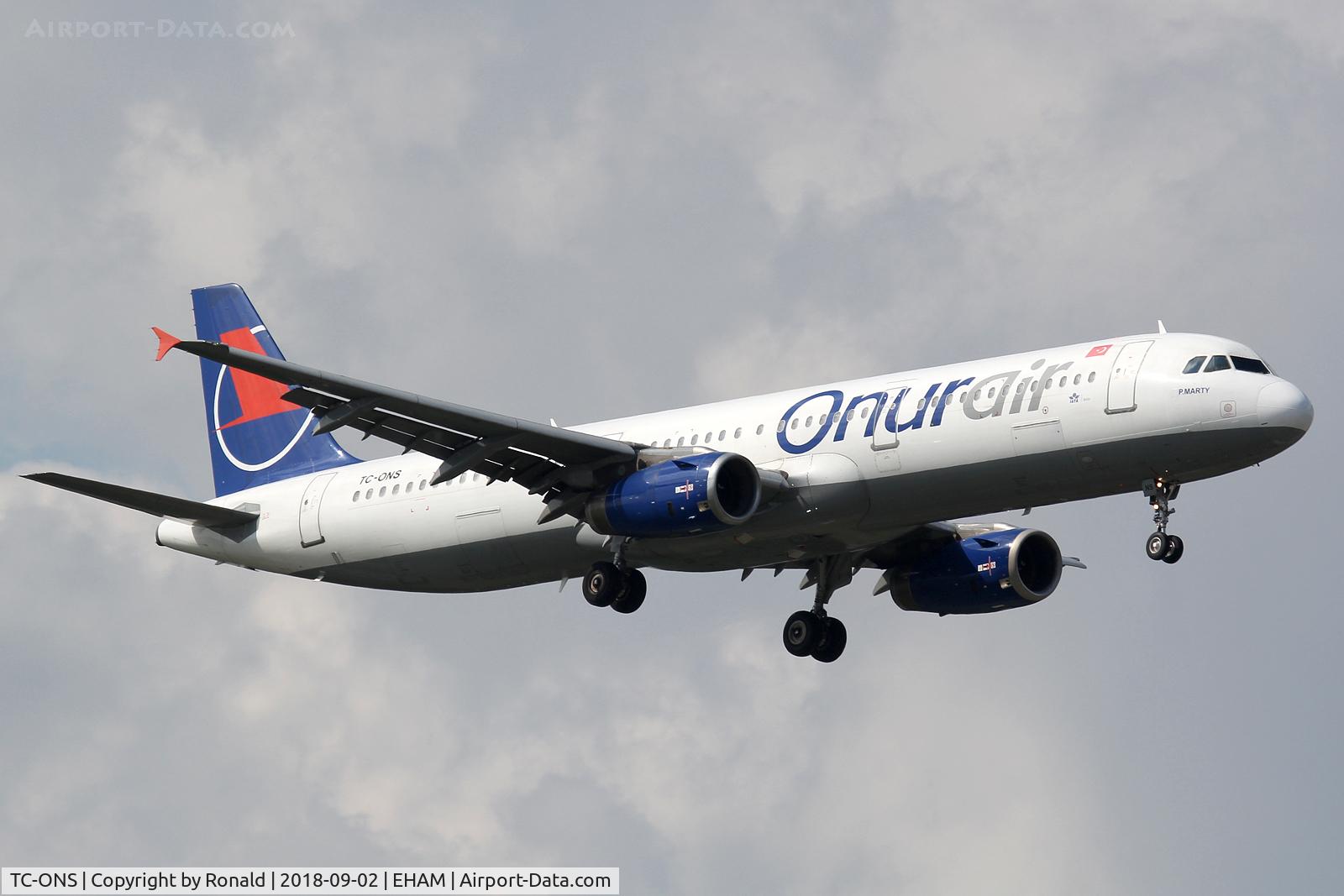 TC-ONS, 1993 Airbus A321-131 C/N 364, at spl