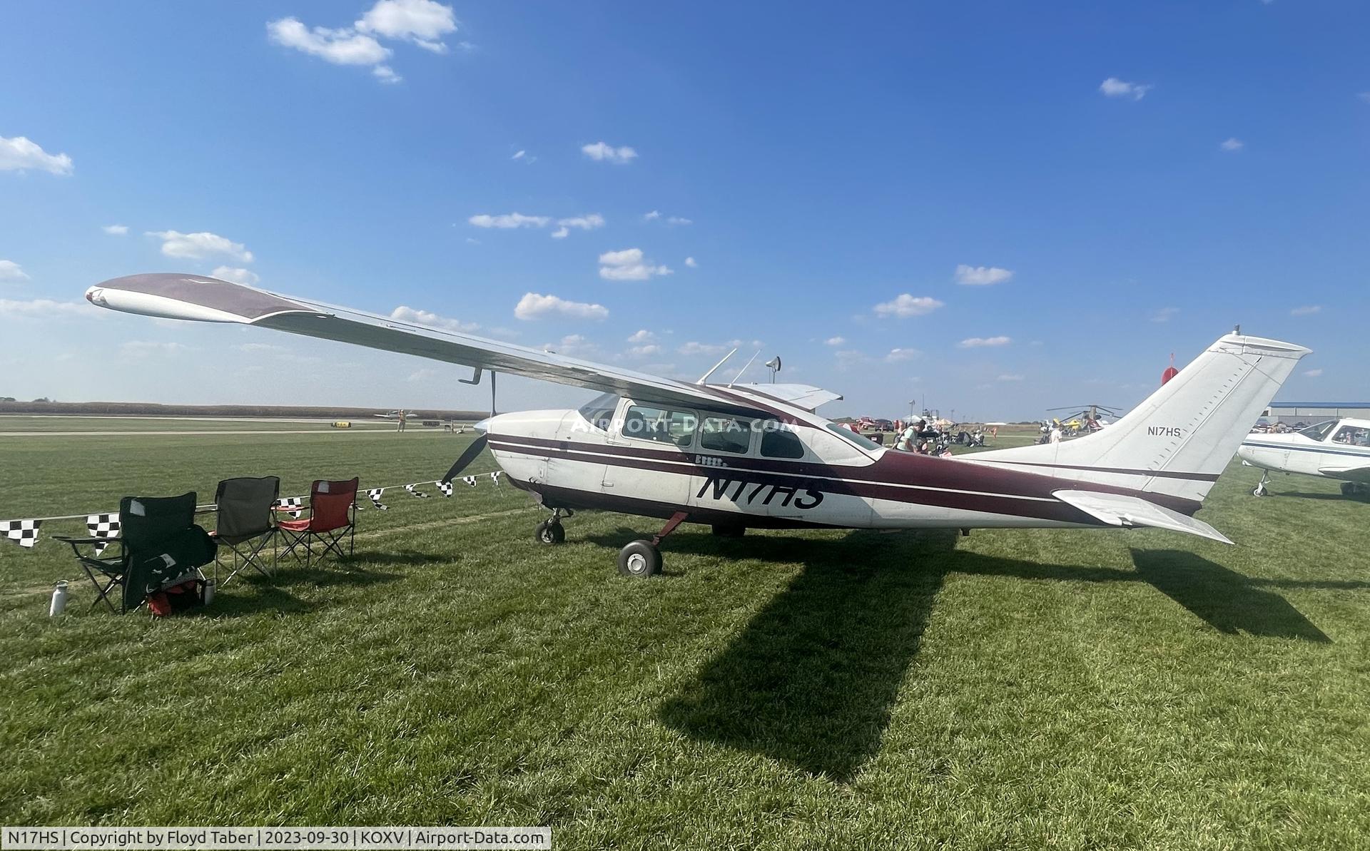 N17HS, 1967 Cessna 210G Centurion C/N 21058844, Fly Iowa 2023 Knoxville Iowa