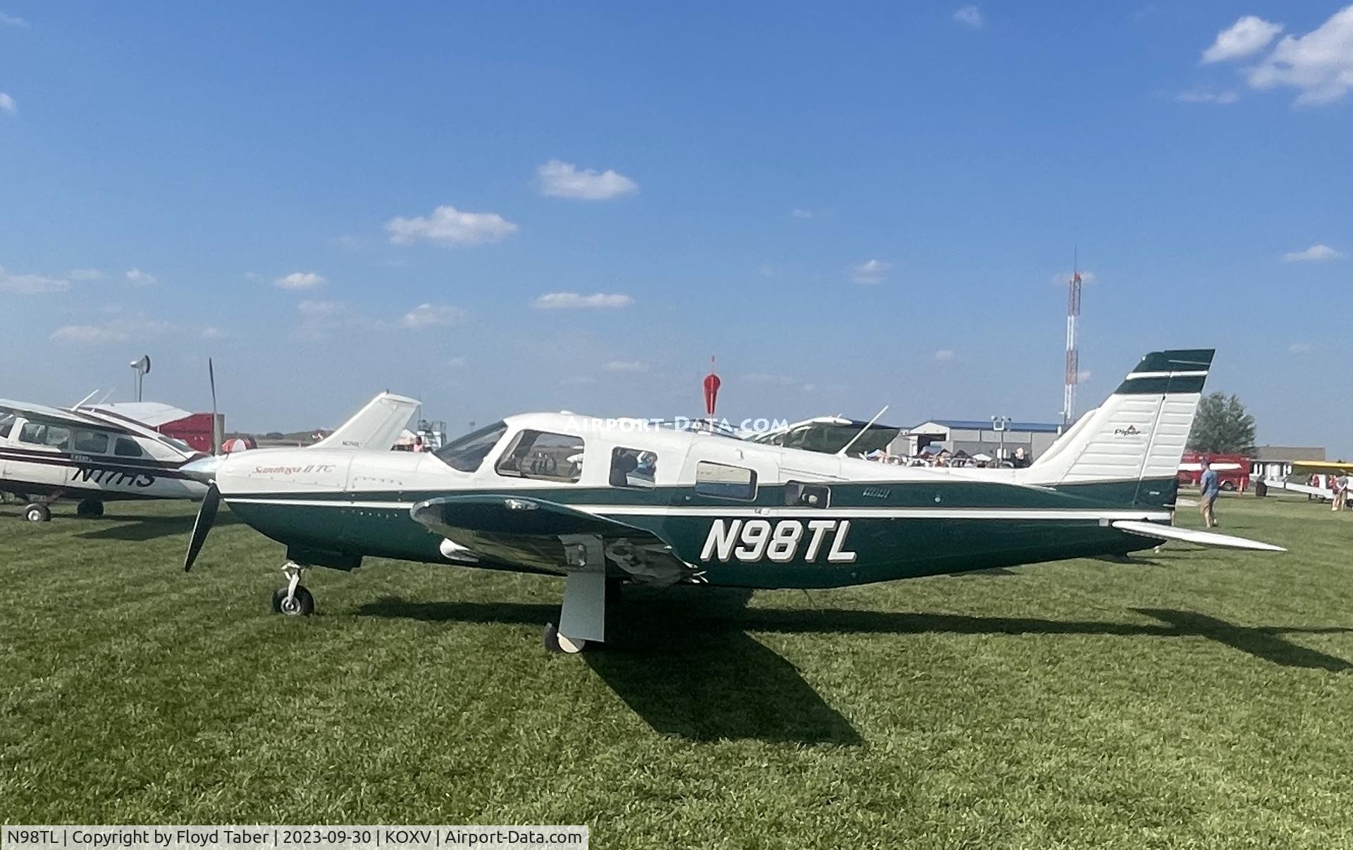 N98TL, 1998 Piper PA-32R-301T Turbo Saratoga C/N 3257061, Fly Iowa 2023 Knoxville Iowa