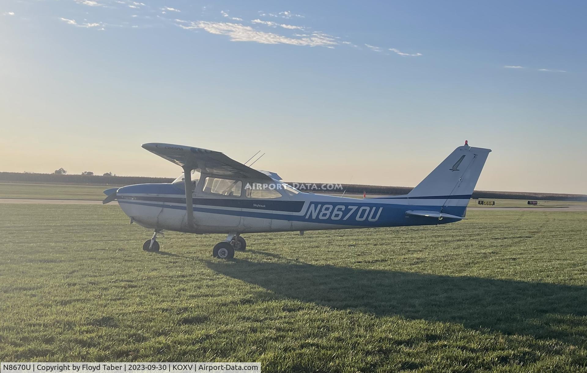 N8670U, 1965 Cessna 172F C/N 17252573, Fly Iowa 2023 Knoxville Iowa