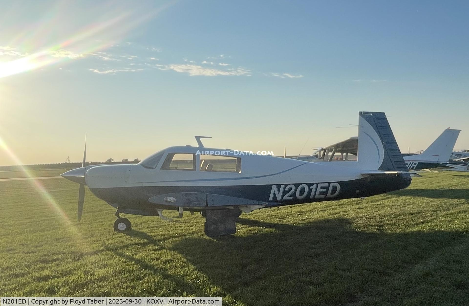 N201ED, 1977 Mooney M20J 201 C/N 24-0097, Fly Iowa 2023 Knoxville Iowa