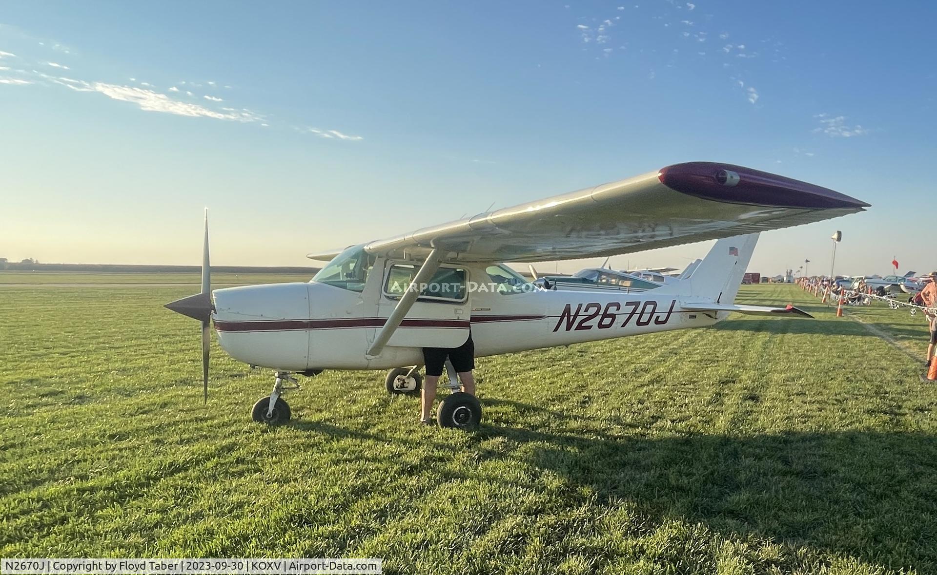 N2670J, 1966 Cessna 150G C/N 15065670, Fly Iowa 2023 Knoxville Iowa