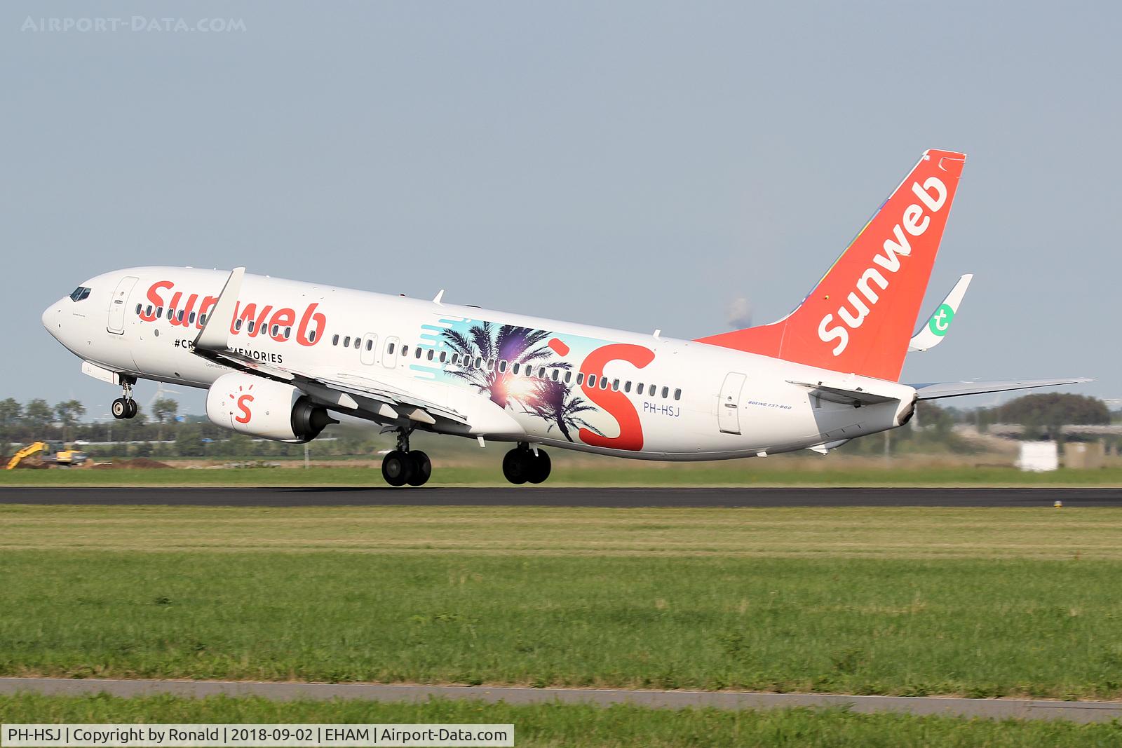 PH-HSJ, 2014 Boeing 737-8K2 C/N 42150, at spl