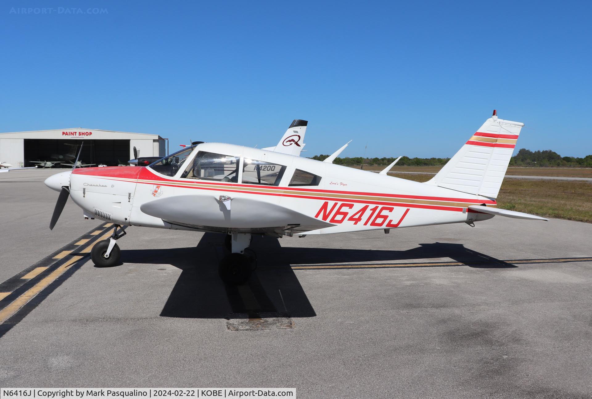 N6416J, 1968 Piper PA-28-180 C/N 28-4833, PIper PA-28-180