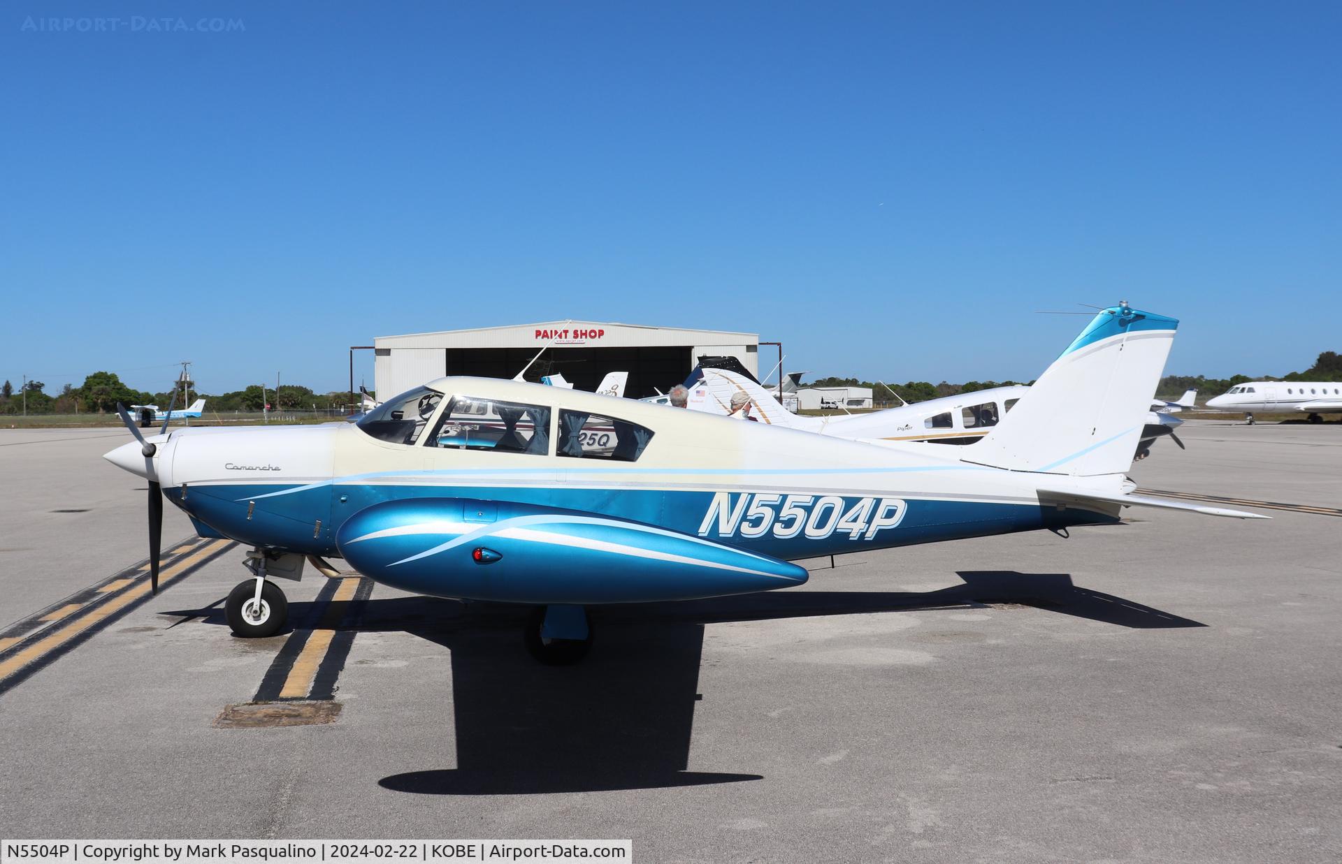 N5504P, 1958 Piper PA-24-250 Comanche C/N 24-567, Piper PA-24-250
