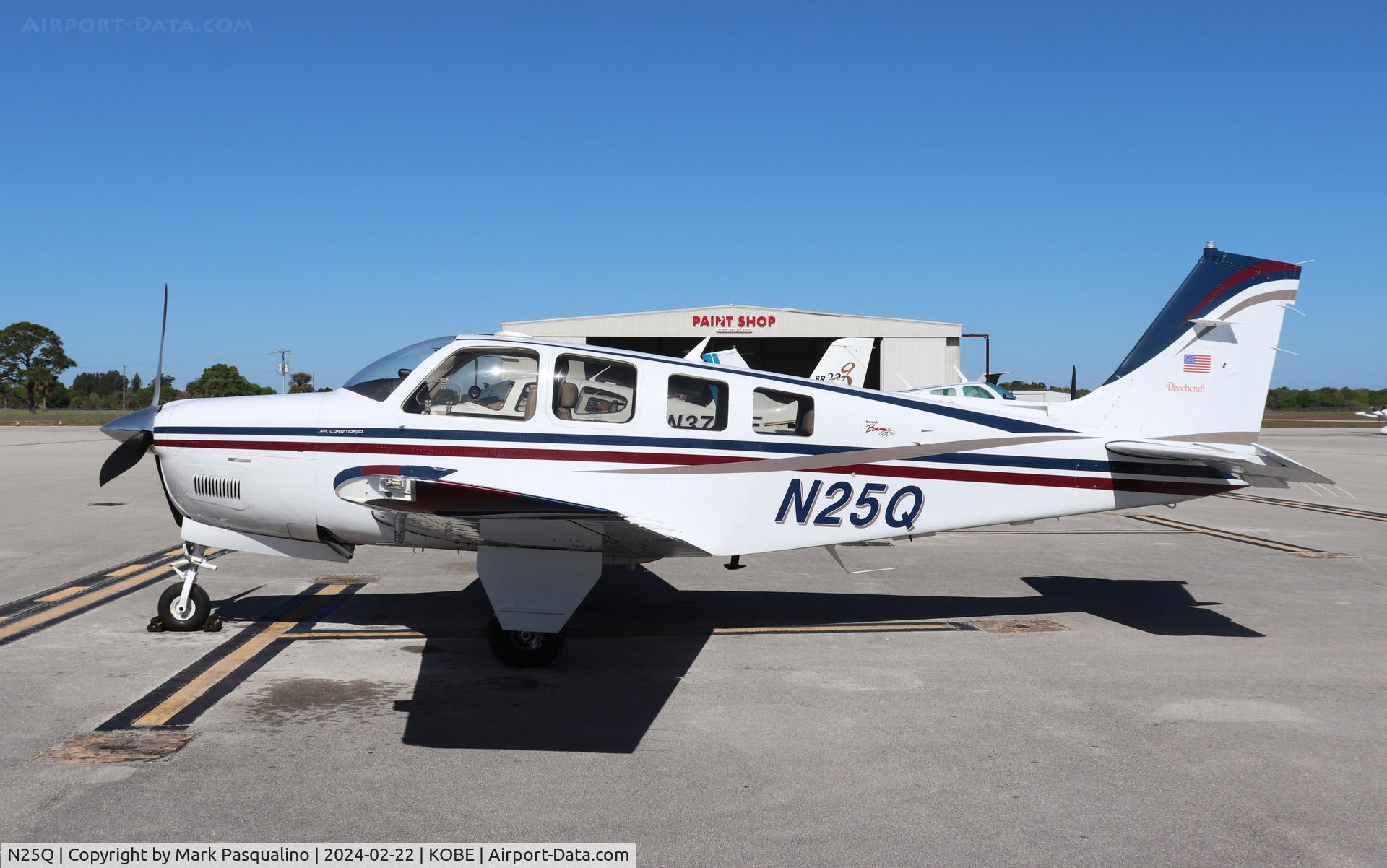 N25Q, 2001 Raytheon A36 C/N E-3398, Raytheon A36
